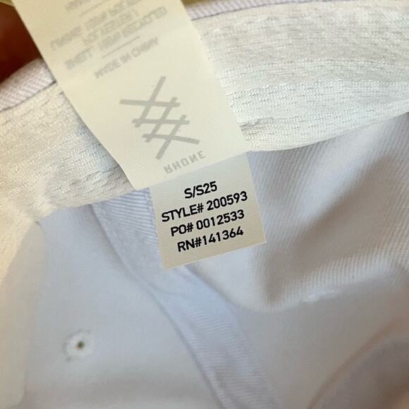 Rhone Everyday Hat Xox White and Gold Dad Hat - Picture 12 of 12